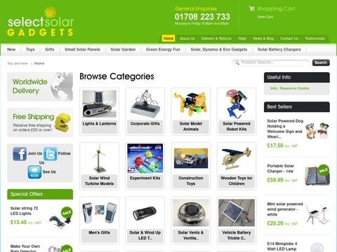 Selectsolargadgets.co.uk