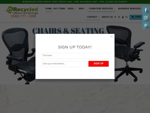Recycledofficefurnishings.com