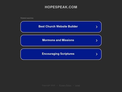 Hopespeak.com