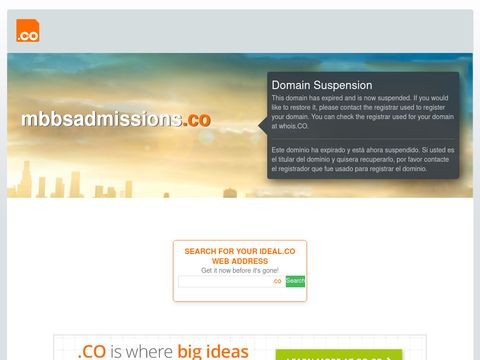 Mbbsadmissions.co