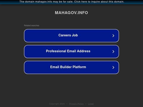 Mahagov.info